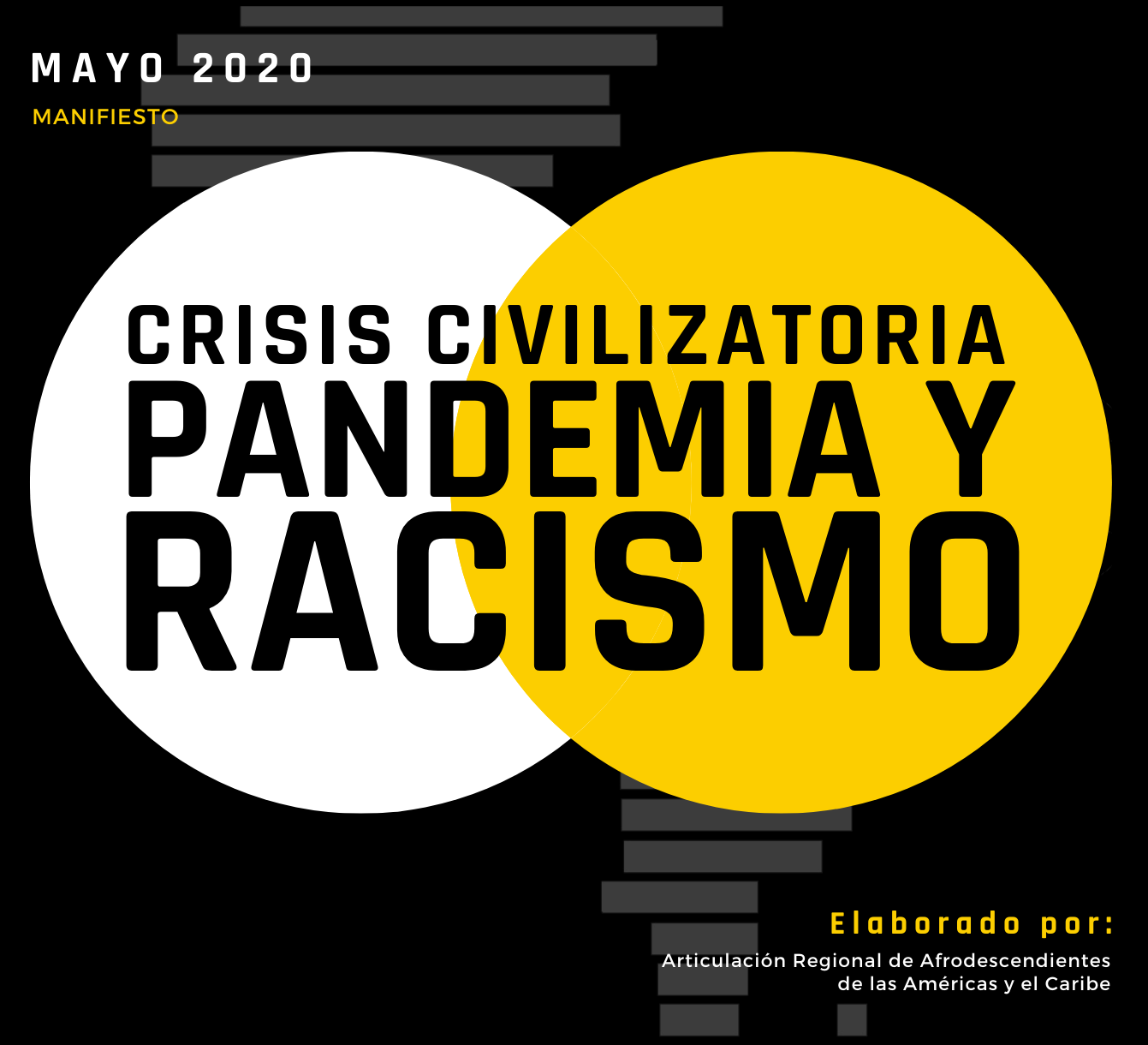 Manifiesto ARAAC de mayo 2020 «Crisis civlizatoria, pandamia y racismo»